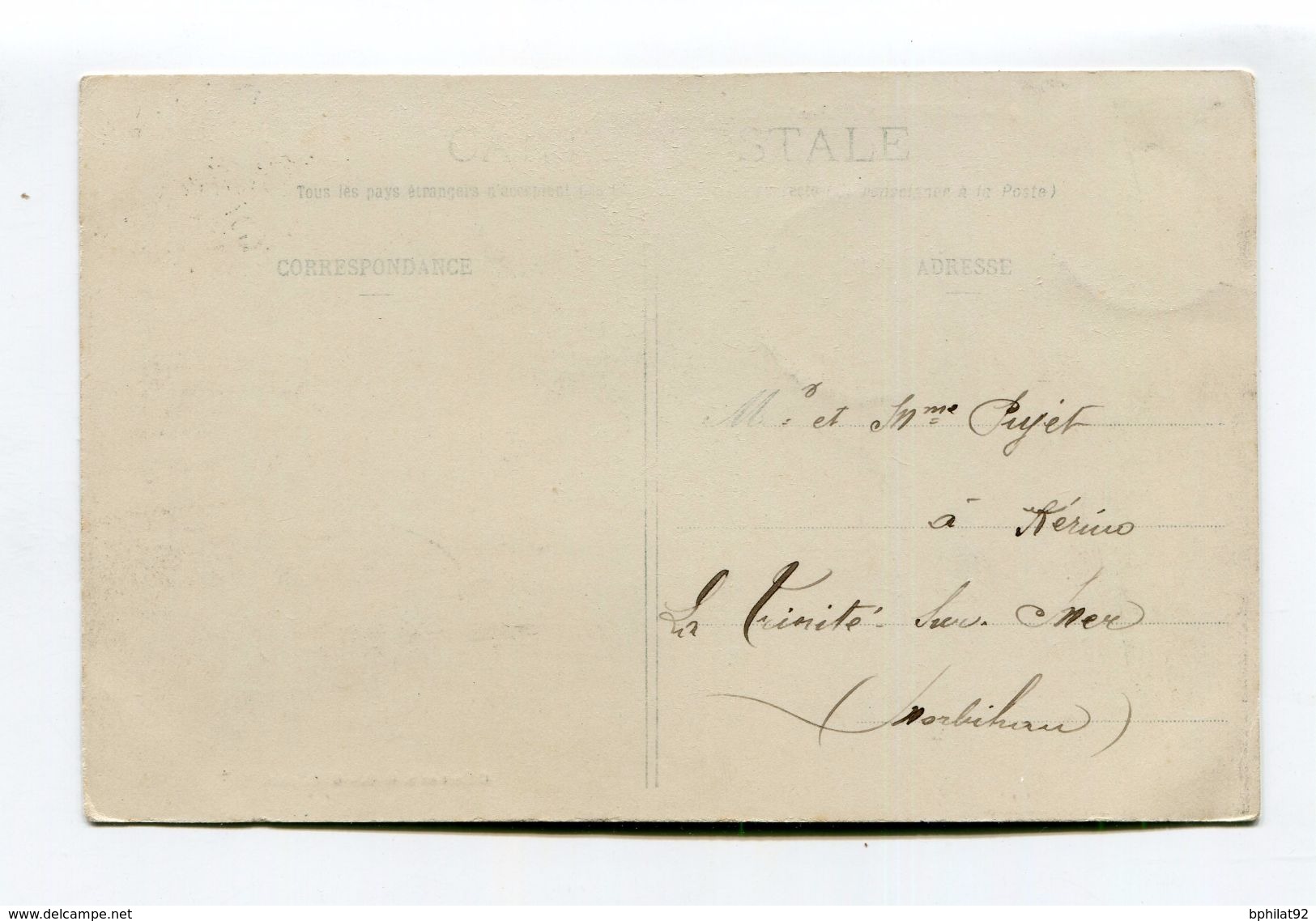 !!! PRIX FIXE : GABON, 5C GROUPE N°19 SUR CPA CACHET SINDARA 14/9/1907 - SUPERBE - Briefe U. Dokumente