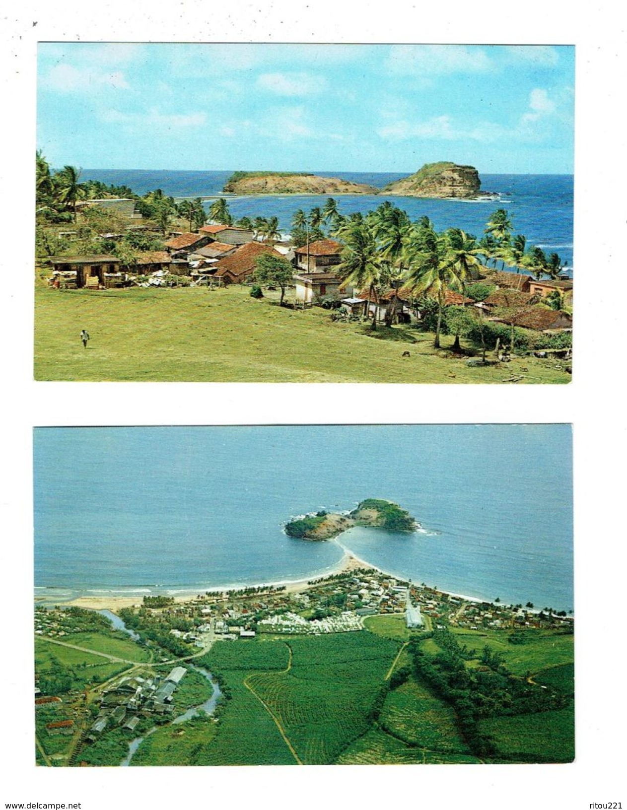 Lot 2 Cpm Martinique - SAINTE-MARIE - Plage Ilet Usine Bourg - - Autres & Non Classés