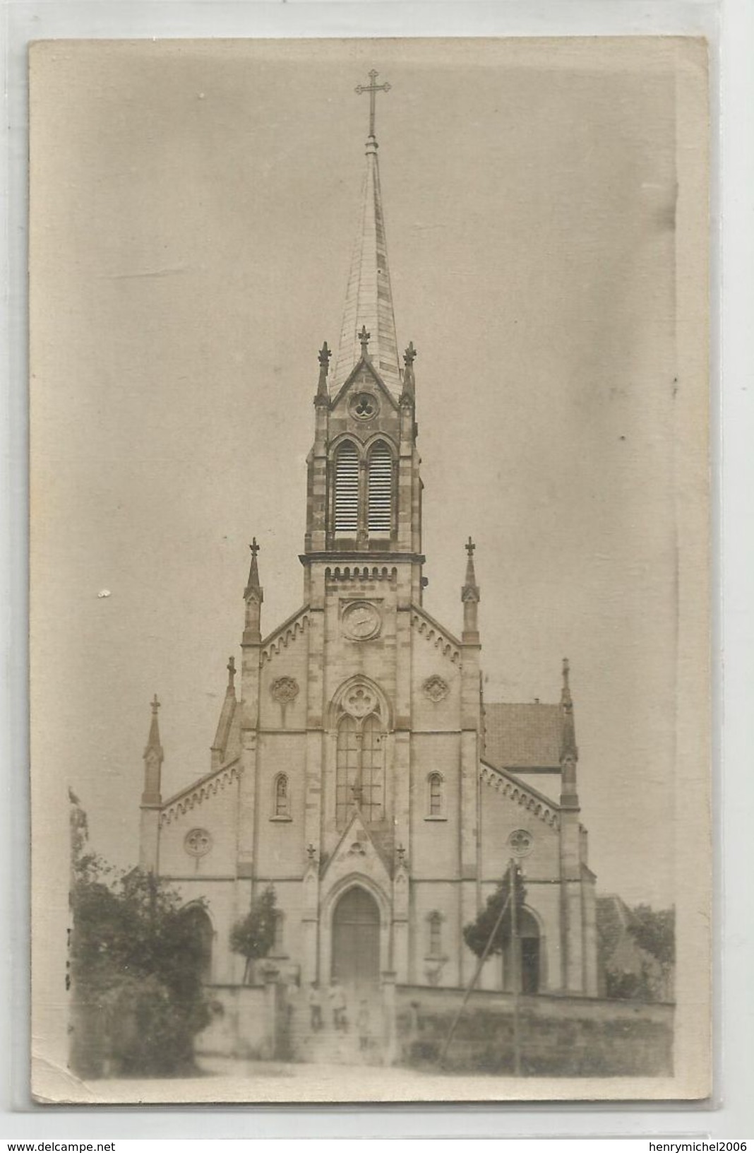 Haut Rhin - Badricourt Anc. Ballerdorf  Carte Photo église - Other & Unclassified