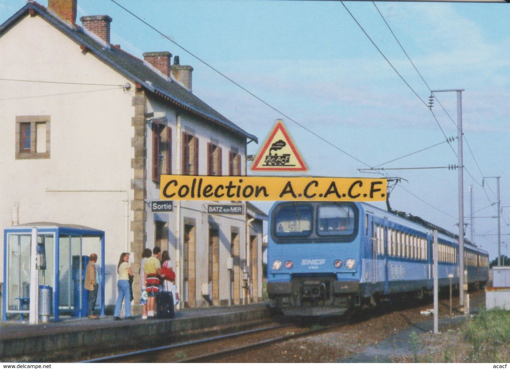 Automotrice Z 9624 (TER Le Croisic-Nantes) En Gare De Batz-sur-Mer (44) - - Batz-sur-Mer (Bourg De B.)