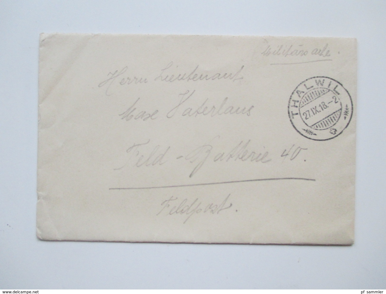 Schweiz 1914 - 18 Feldpost 1. WK 30 Belege z.T. mit Inhalt! Verschiedene Stempel. Klebebildchen. Lieutnant / Leutnant