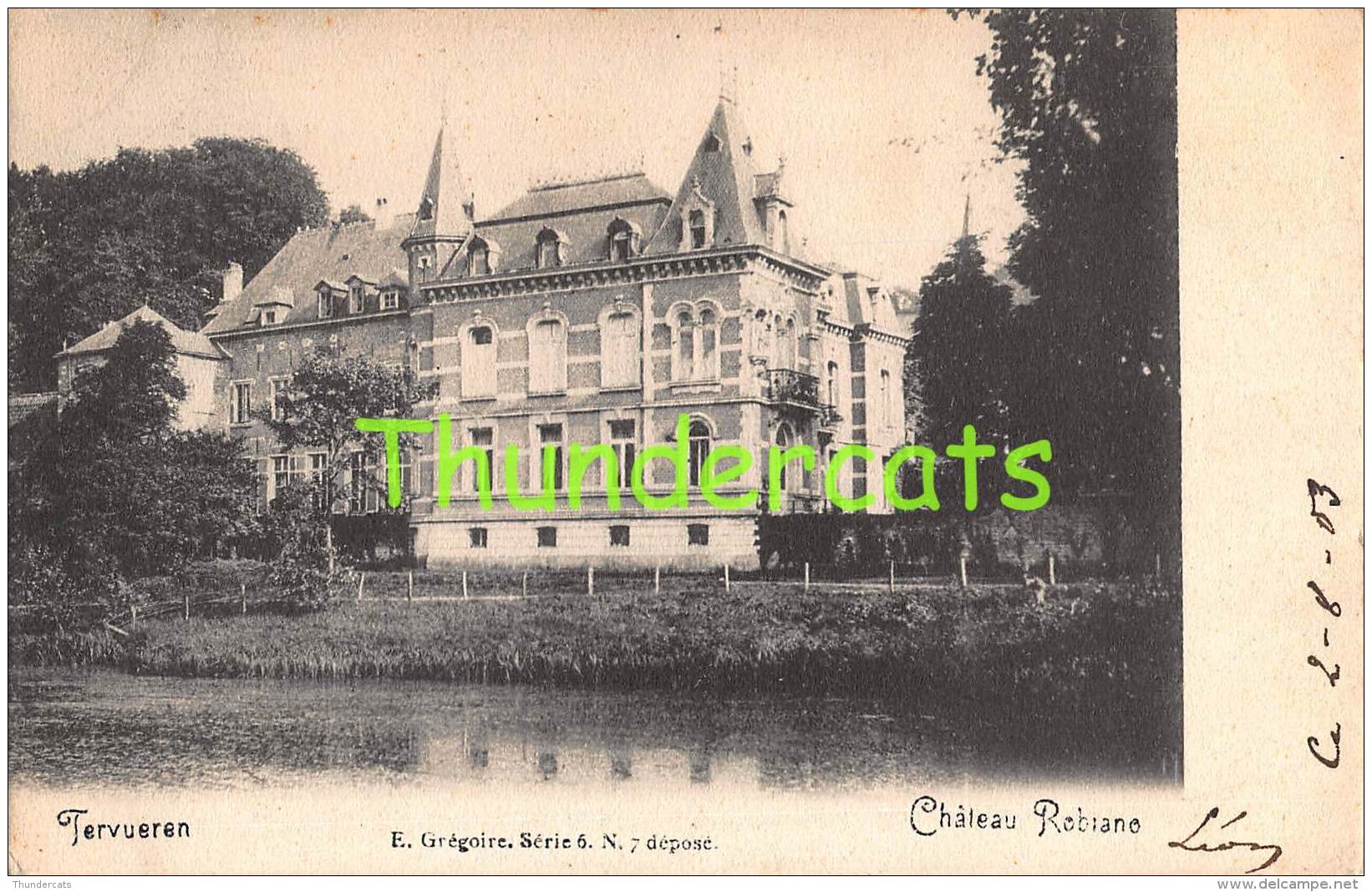 CPA  TERVUEREN CHATEAU ROBIANO - Tervuren