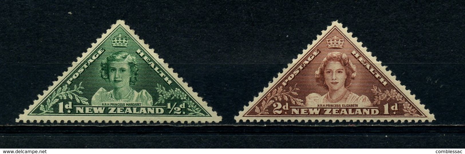 NEW  ZEALAND    1943    Health  Stamps    Set  Of  2    MH - Unused Stamps