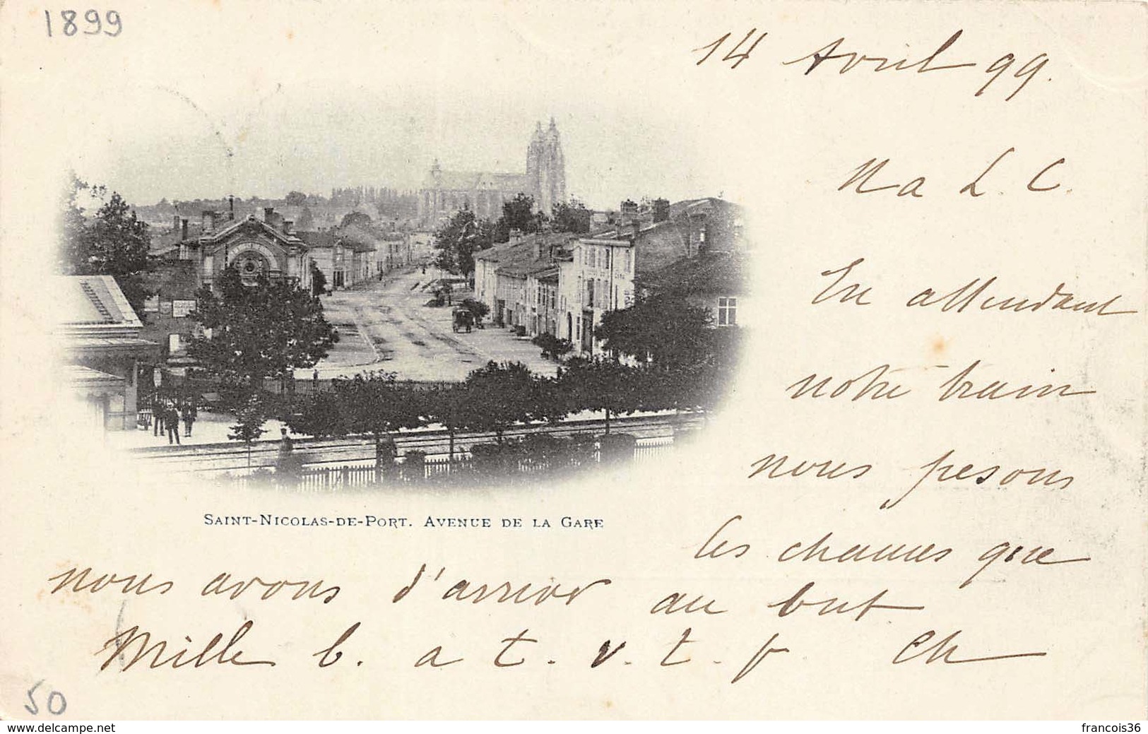 (54) Saint St Nicolas De Port - Avenue De La Gare - 1899 - Saint Nicolas De Port