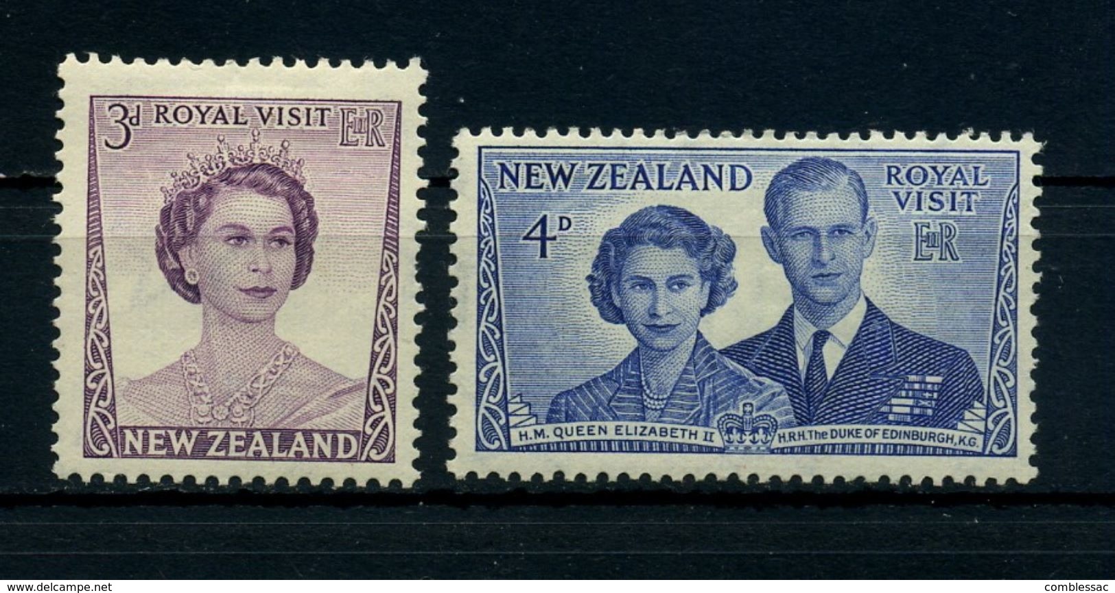 NEW  ZEALAND    1953    Royal  Visit    Set  Of  2    MH - Unused Stamps