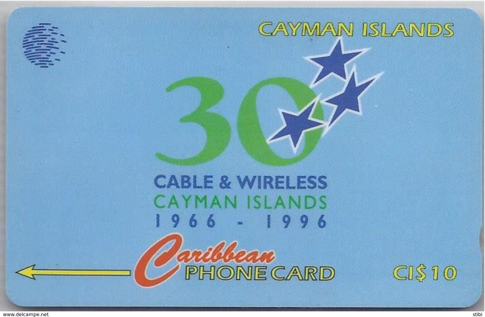 CAYMAN ISLANDS - 30 YEARS - 94CCIC - Iles Cayman