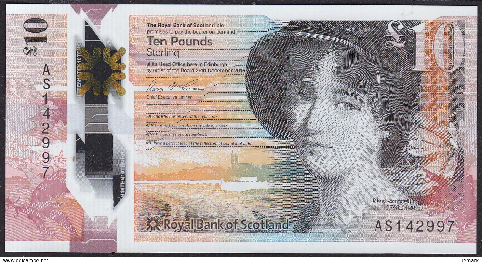 Scotland 10 Pound 2017 Pnew UNC  Royal Bank Of Scotland - 10 Pounds