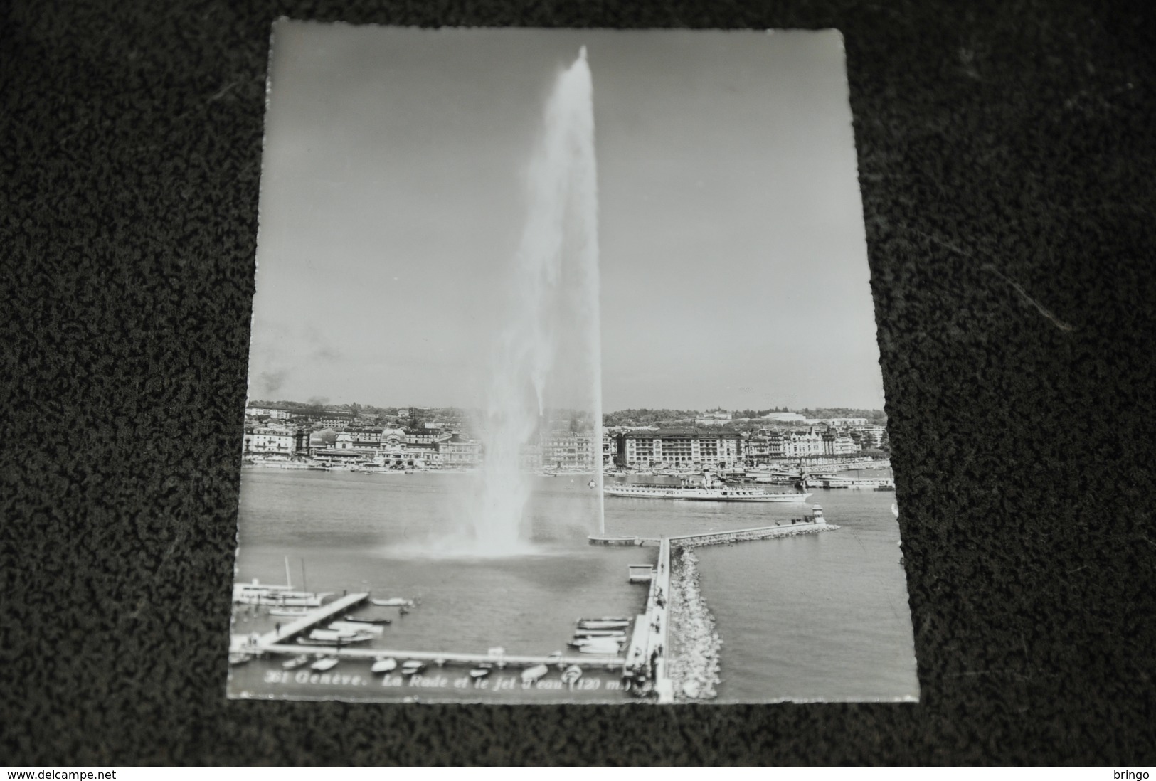 507- Genève, La Rade Et Le Jet D'eau - 1958 - Genève