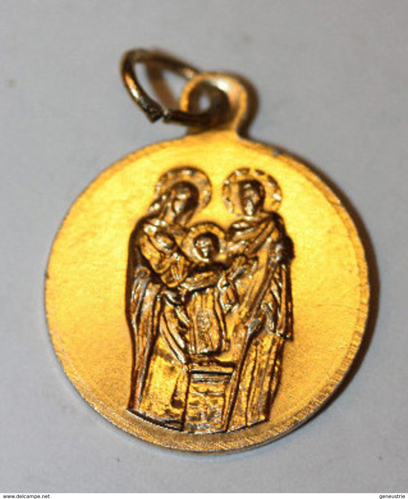 Pendentif Médaille Religieuse "Sainte Famille / Saint Esprit" Religious Medal - Religion & Esotérisme