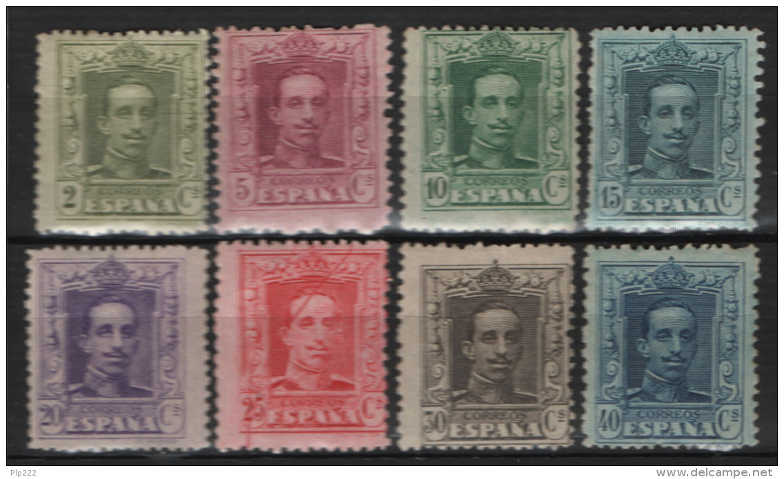 Spagna 1922 Unif. 272,273,276/78,280/82 */MH VF/F - Unused Stamps