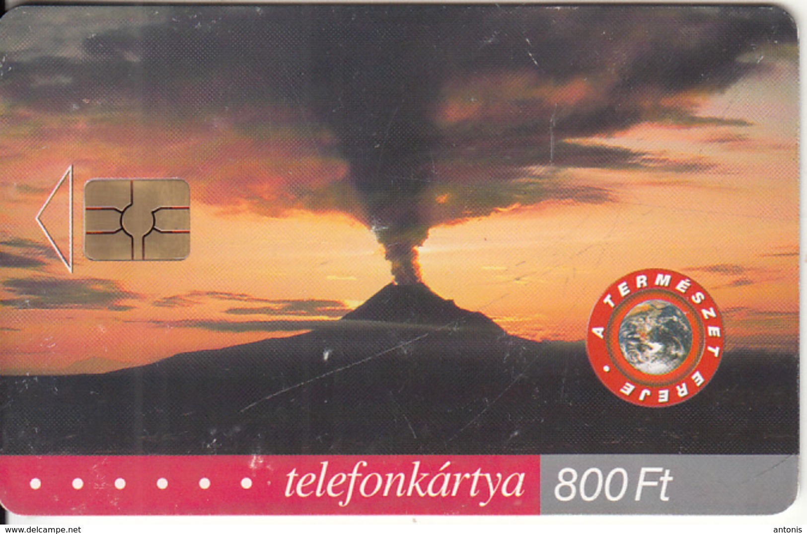 HUNGARY - Volcano, The Power Of Nature, 08/01, Used - Vulcani