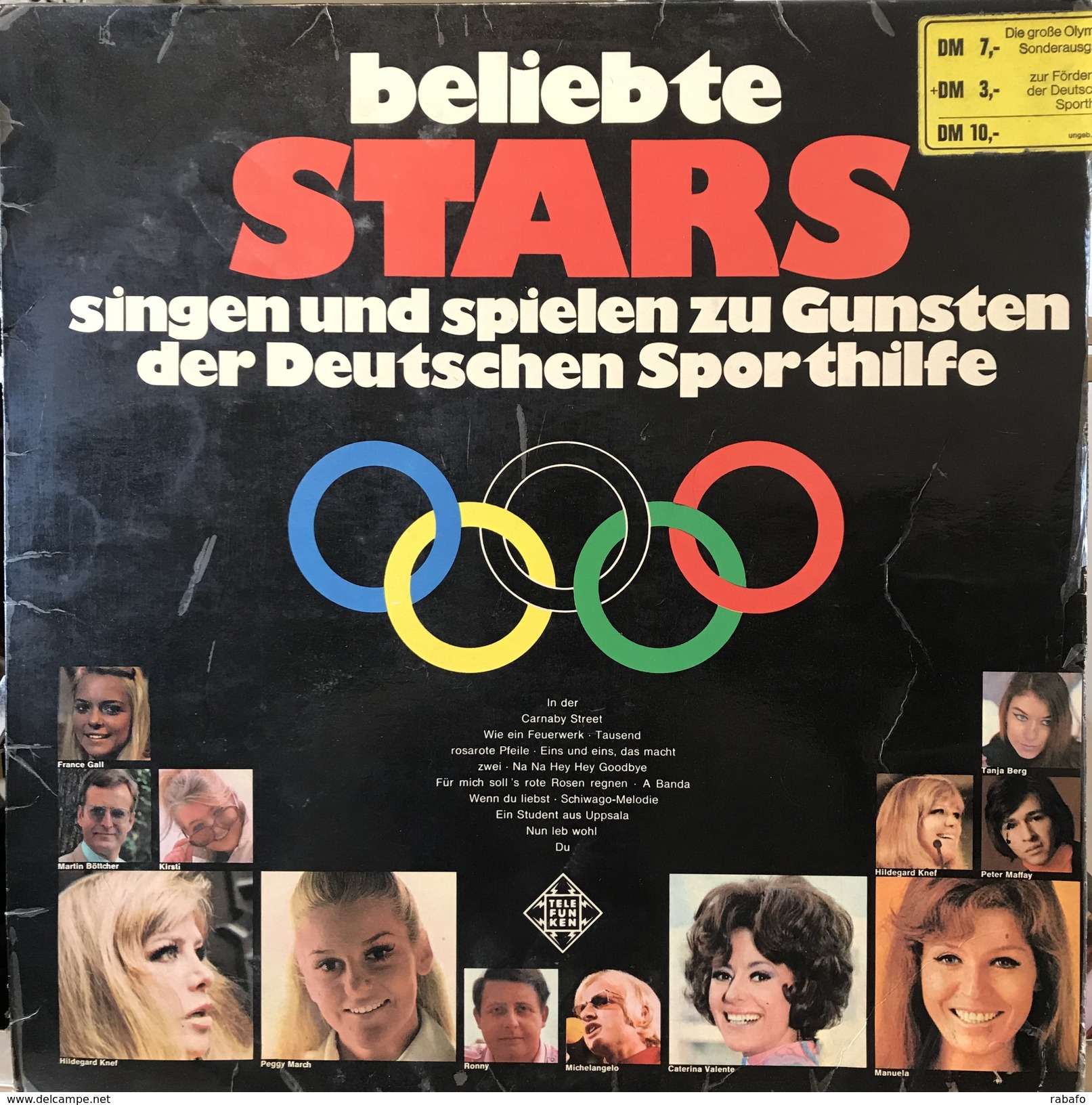 LP Alemán De Artistas Varios Gala Show Der Stars Año 1968 - Autres - Musique Allemande