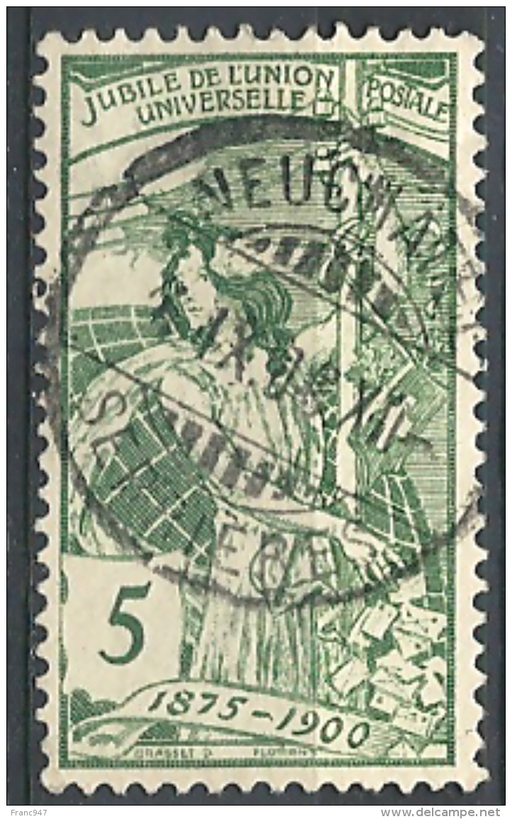 Svizzera, 1900 UPU Allegory, 5c Green, Re-engraved # Michel 71 - Scott 101 - Uni 89  USED - Oblitérés
