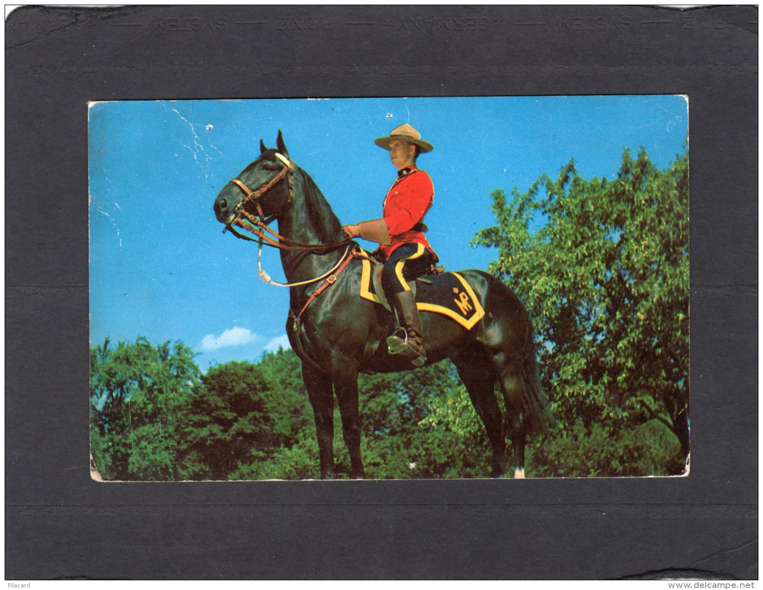 74386   Canada,   The Royal  Canadian Mounted Police In Canada,  VGSB  1958 - Windsor