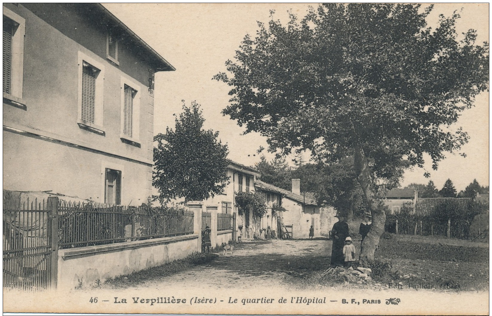 G153 - 38 - LA VERPILLIÈRE - Isère - Le Quartier De L'Hôpital - Autres & Non Classés