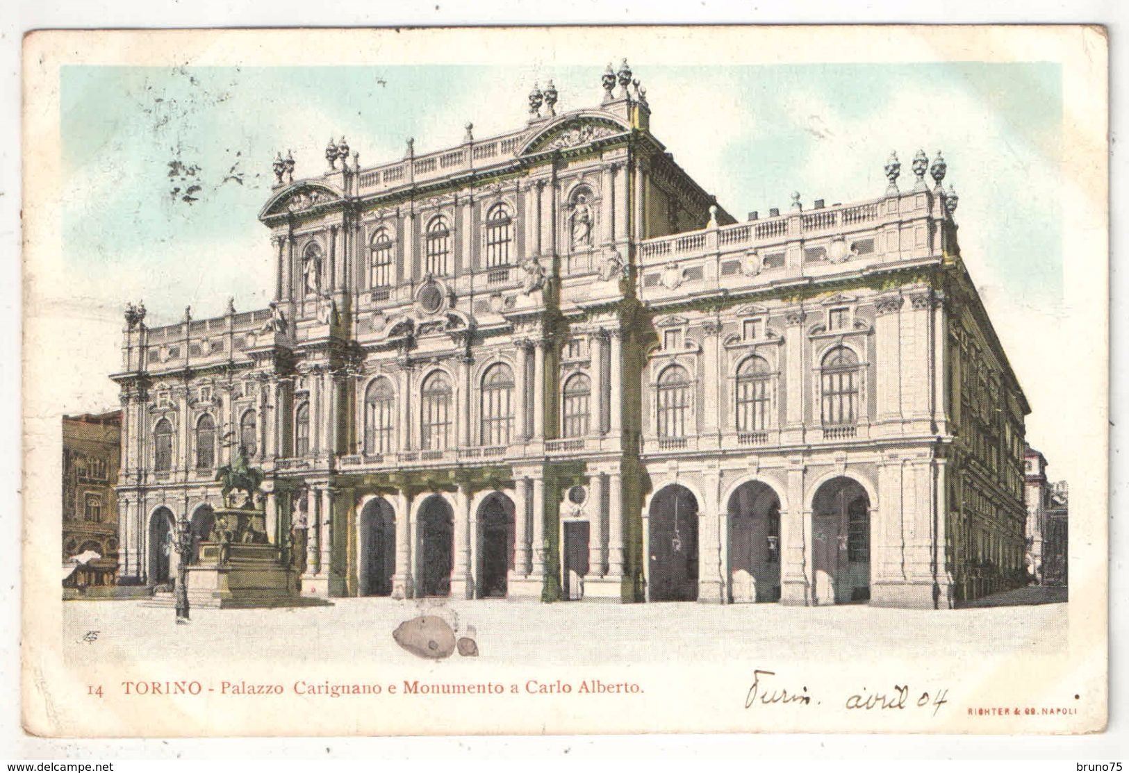 TORINO - Palazzo Carignano E Monumento A Carlo Alberto - Palazzo Carignano