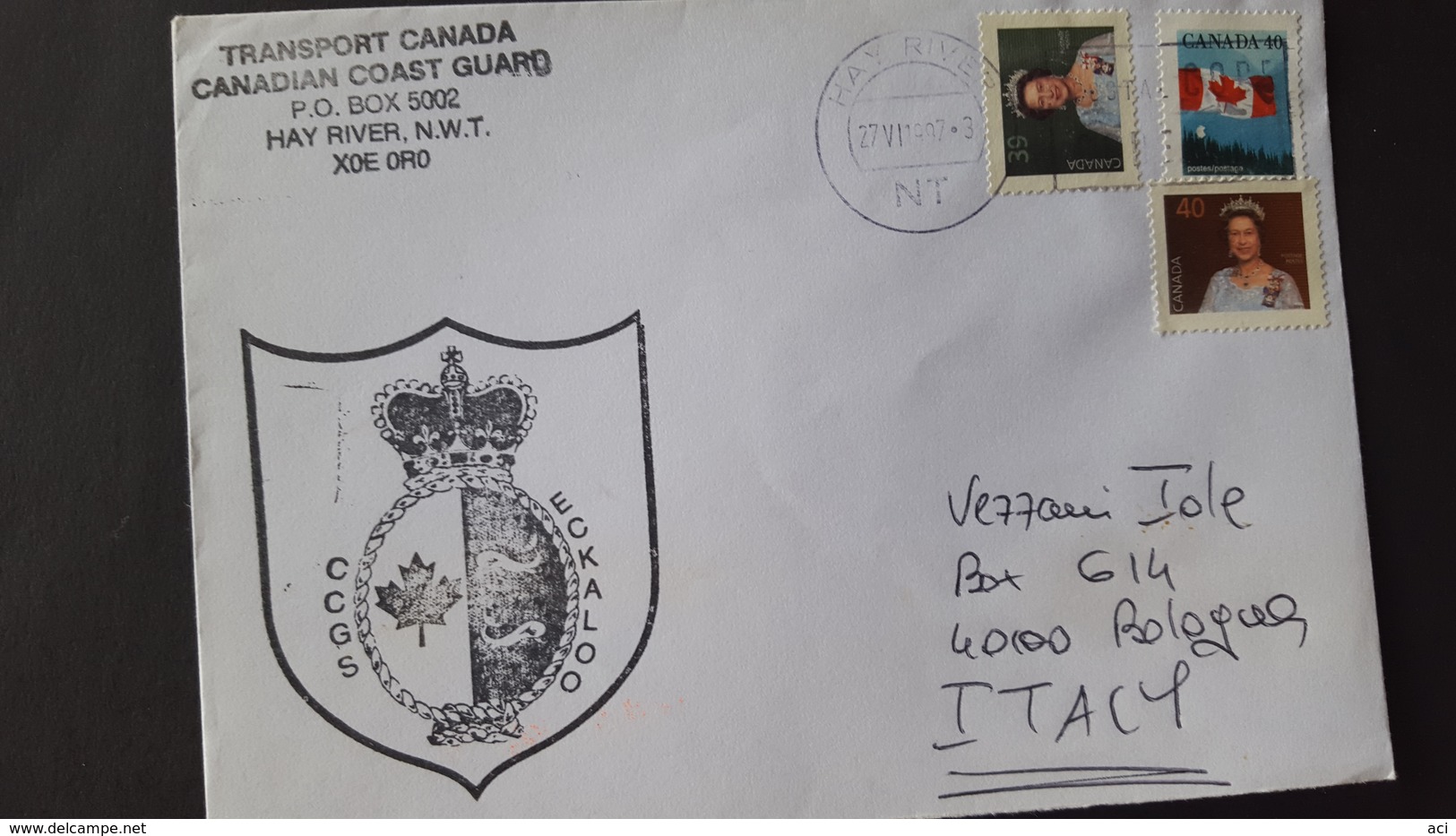 Canada 1997 Antarctic Expedition,Transport Canada Canadian Coast Guard Souvenir Cover - HerdenkingsOmslagen