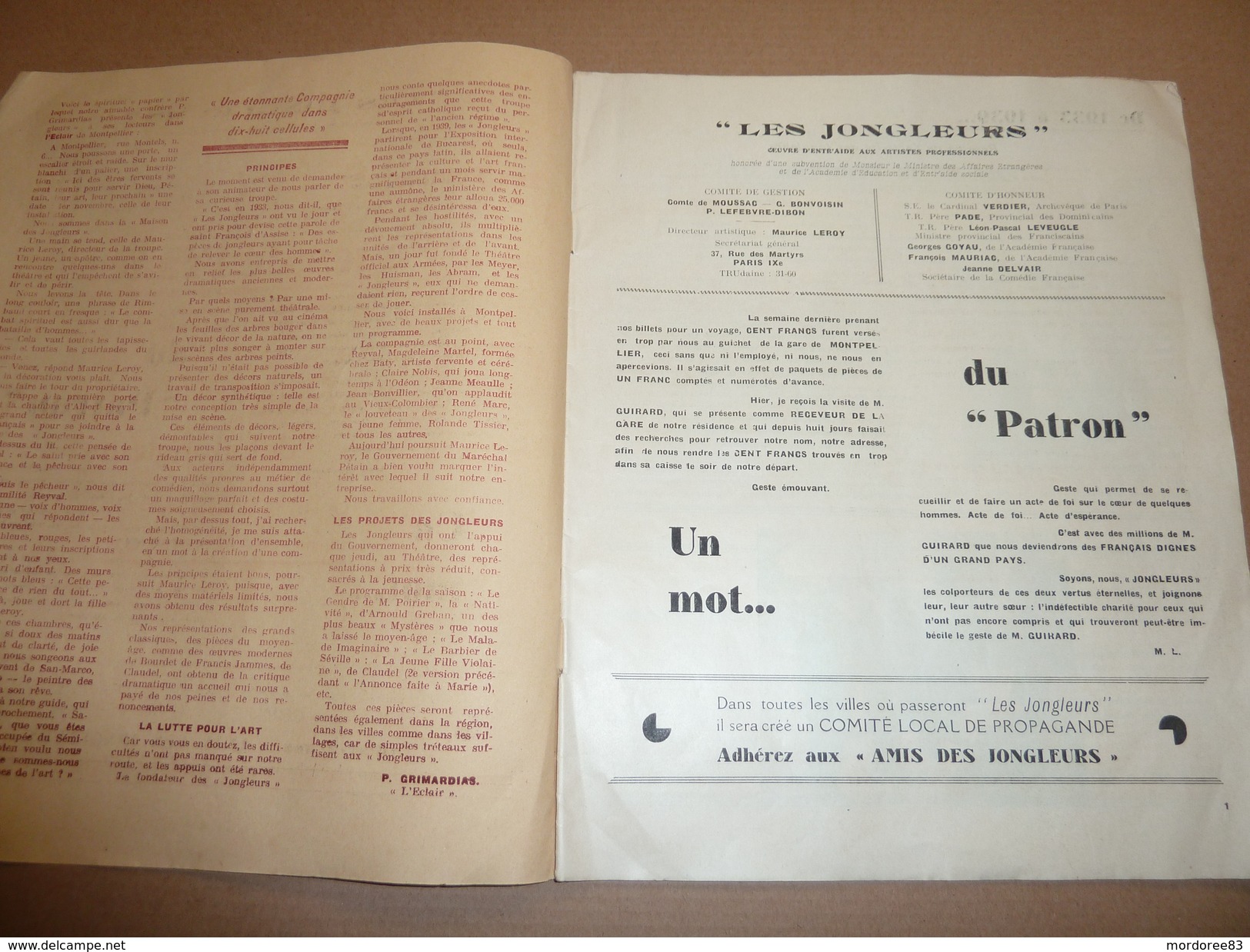 LES EDITIONS PAGES DE FRANCE L ACTIVITE DES JONGLEURS 16 PAGES -                           TDA101 - Autres & Non Classés