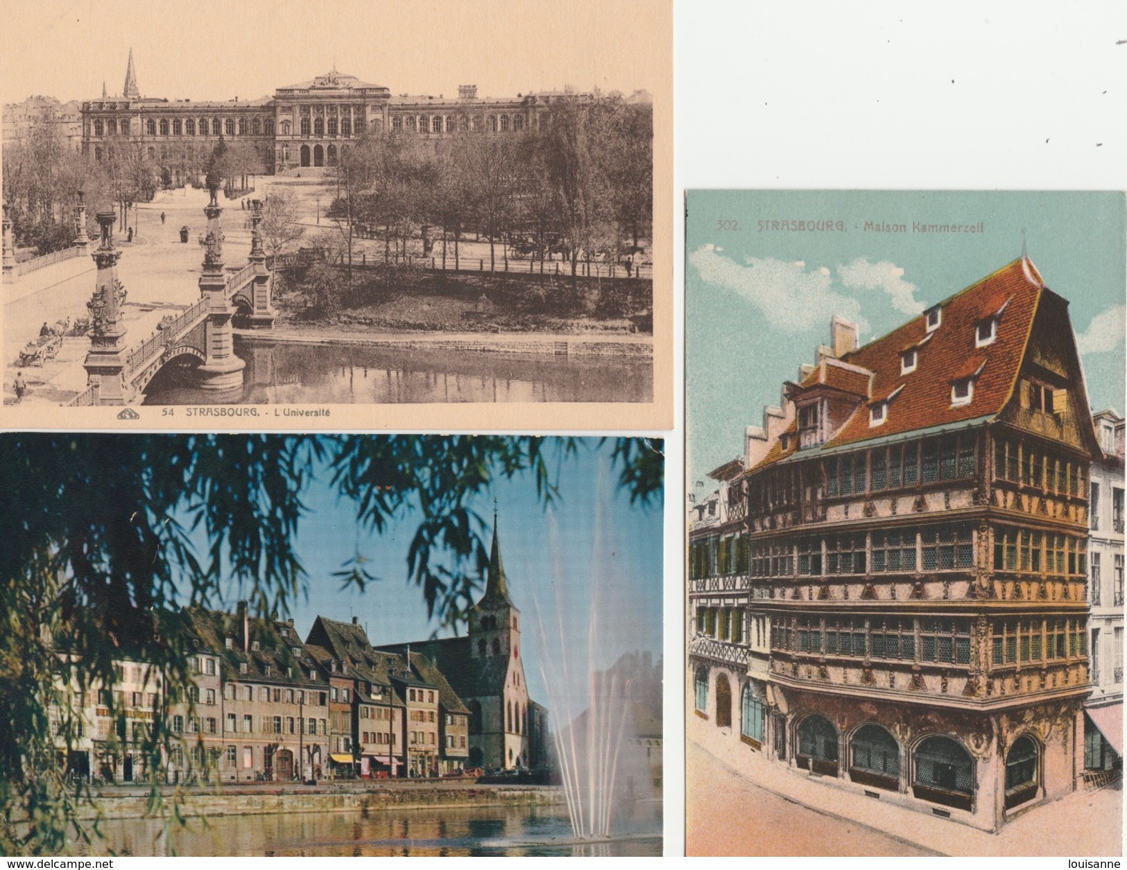 17 /1 2 / 211 -  Lot  De    CP  DE  STRASBOURG  -  Toutes Scanées - 5 - 99 Postcards