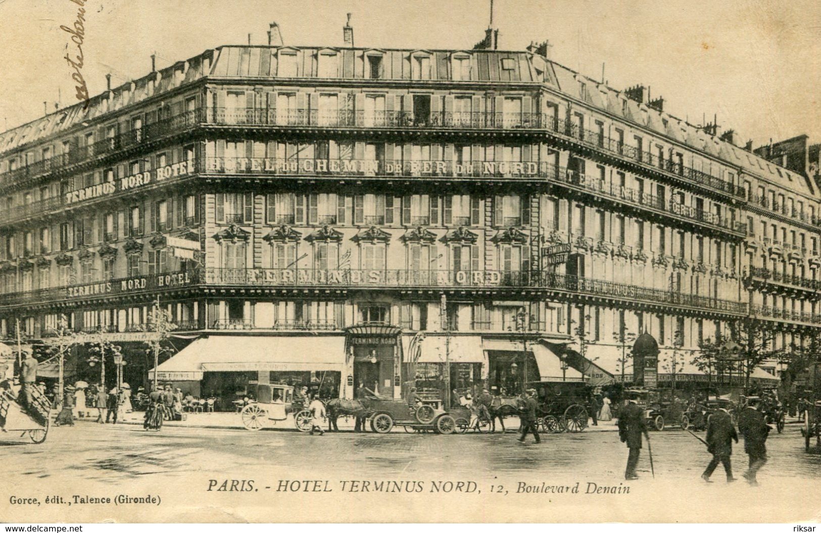 PARIS(10em ARRONDISSEMENT) HOTEL TERMINUS NORD - Arrondissement: 10