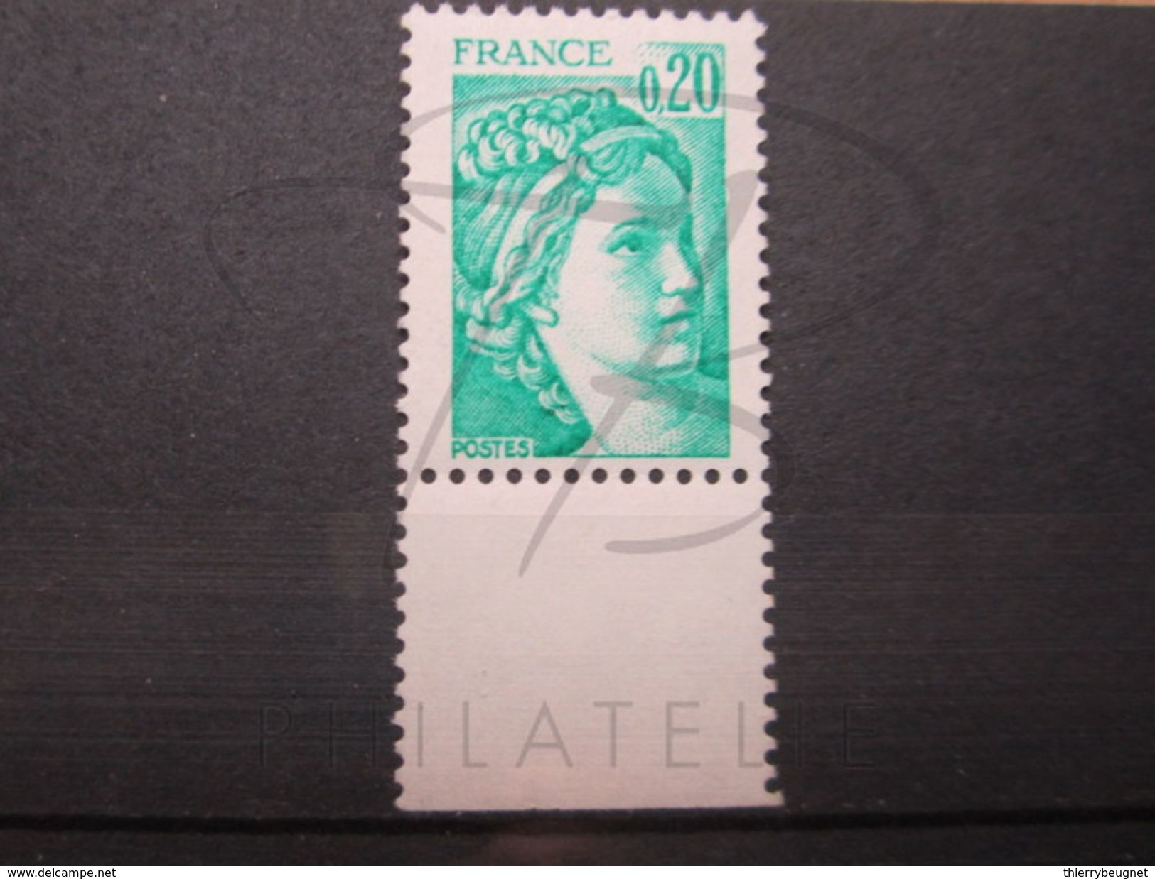 VEND BEAU TIMBRE DE FRANCE N° 1967c + BDF , SANS BANDE PHOSPHORE , XX !!! - 1977-1981 Sabine Of Gandon