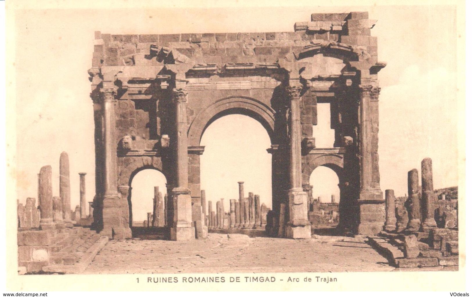 Algerie - Alger - CPA - TIMGAD - Ruine Romaine - Arc De Trajan - Alger