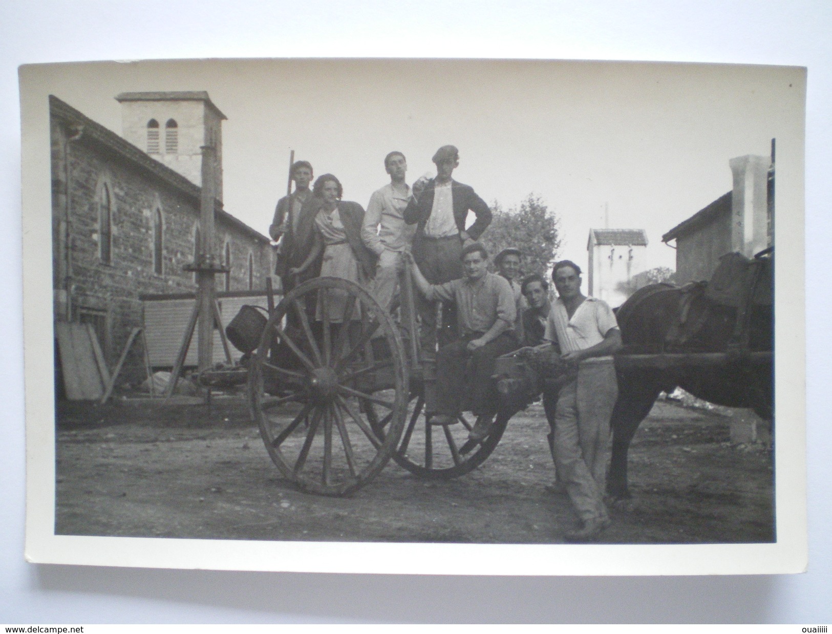 Cpa, Carte Photo, Septème - Autres & Non Classés