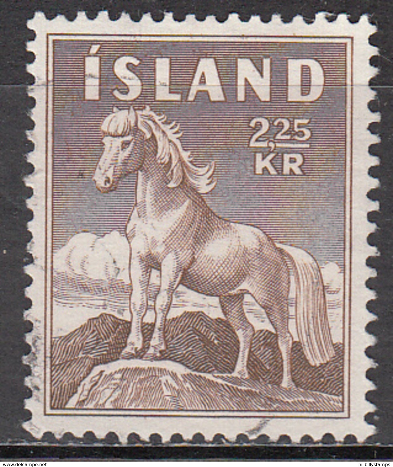 ICELAND   SCOTT NO. 312    USED     YEAR  1958 - Gebraucht