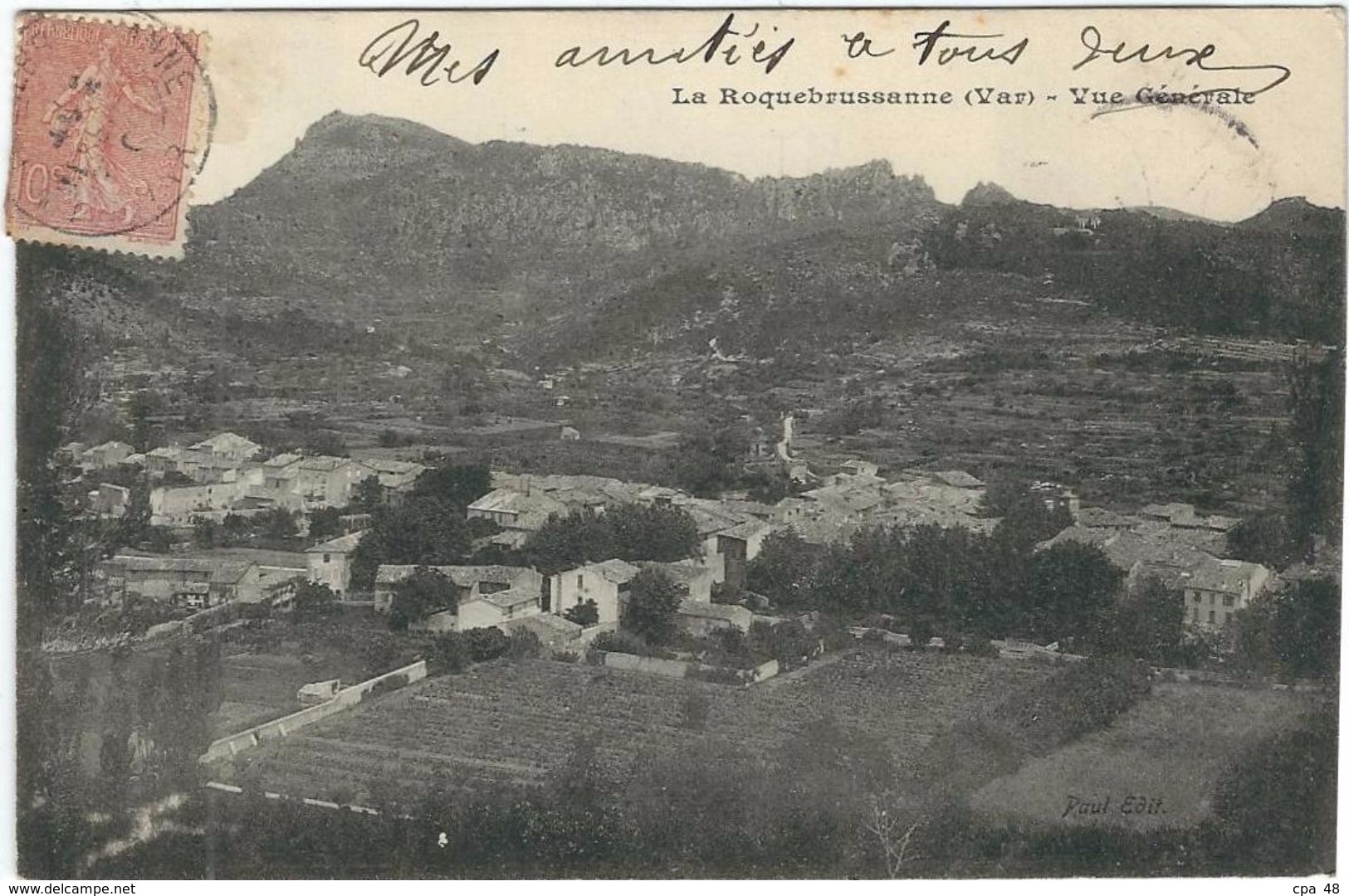 Var : La Roquebrussanne, Vue Générale - La Roquebrussanne