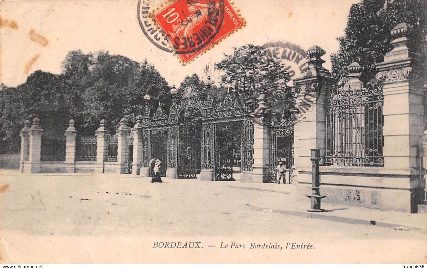 Lot de 24 CPA - Bordeaux (33) - Parc Bordelais - bon état