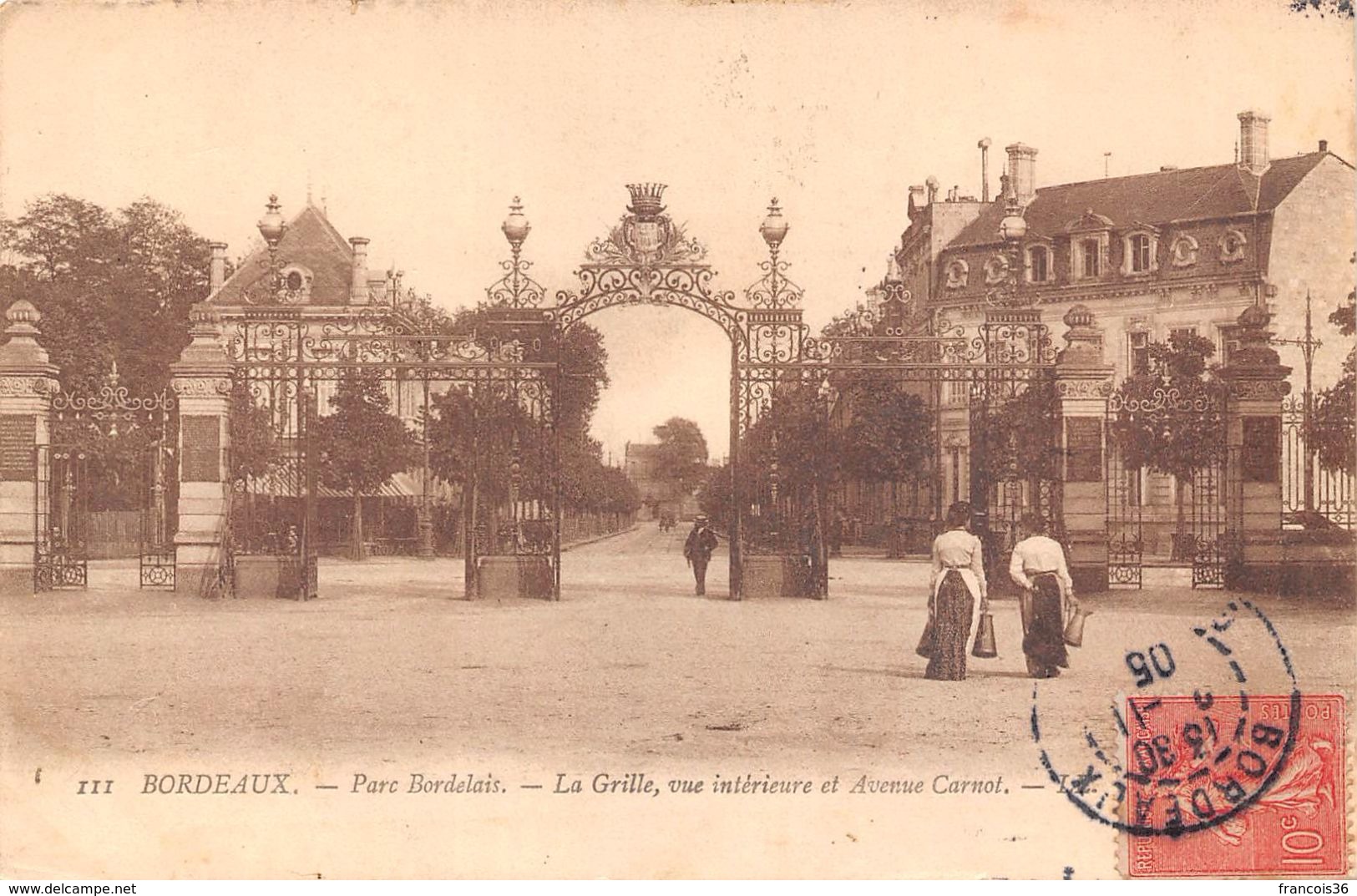 Lot de 24 CPA - Bordeaux (33) - Parc Bordelais - bon état