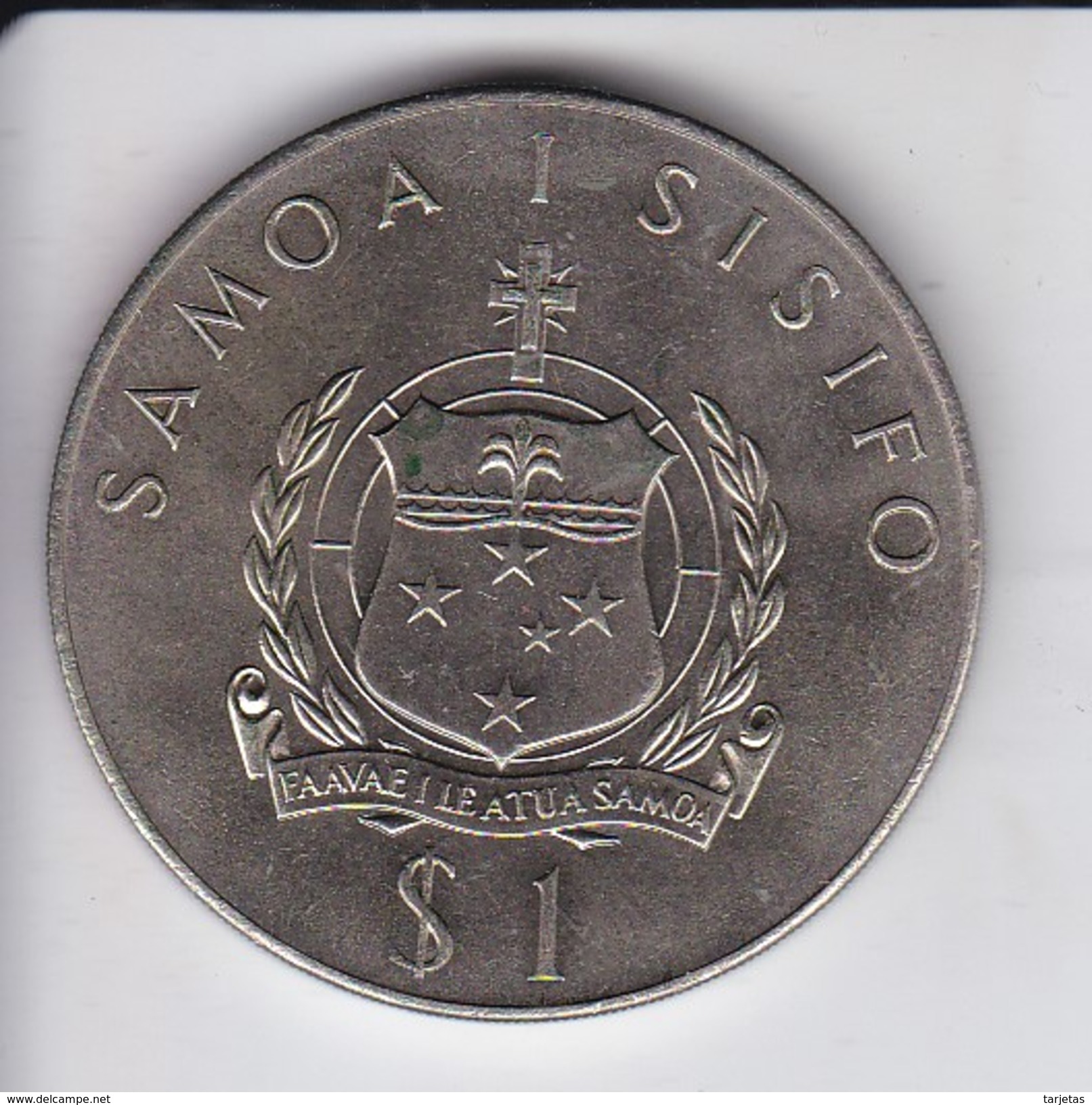 MONEDA DE SAMOA I SISIFO DE 1 DOLLAR DEL AÑO 1977 ROYAL JUBILEE - Samoa