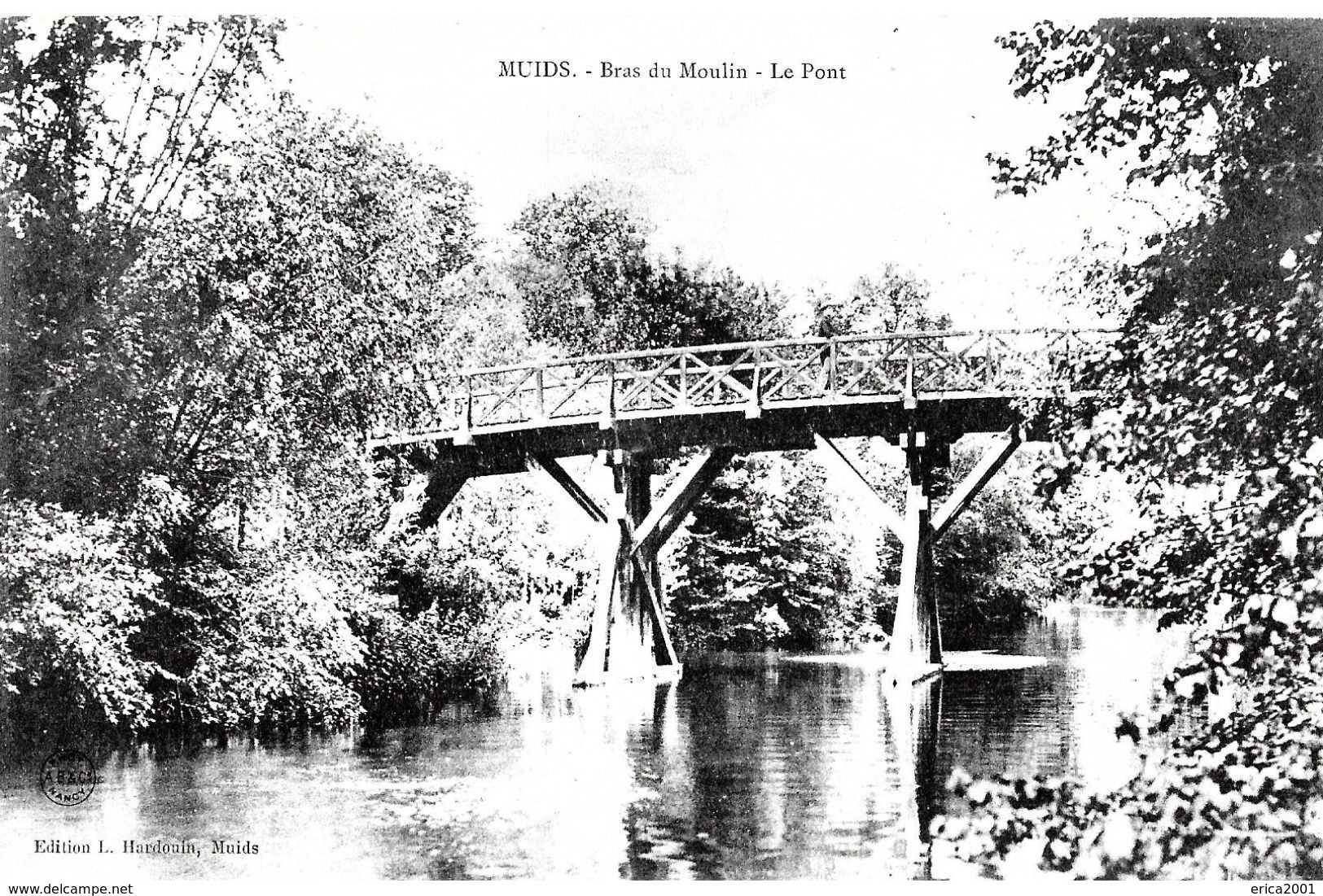 Muids. Le Bras Du Moulin Et Le Pont. - Muids