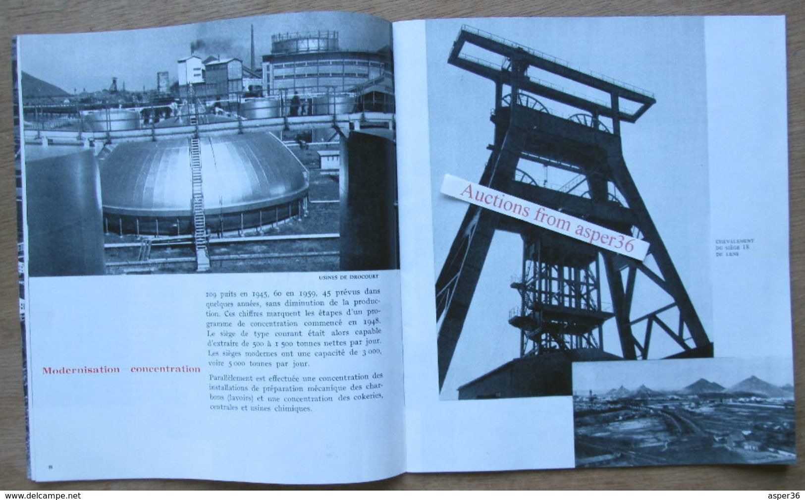 Les Houillères du Bassin du Nord et du Pas-de-Calais 1960 France (charbon, mines)