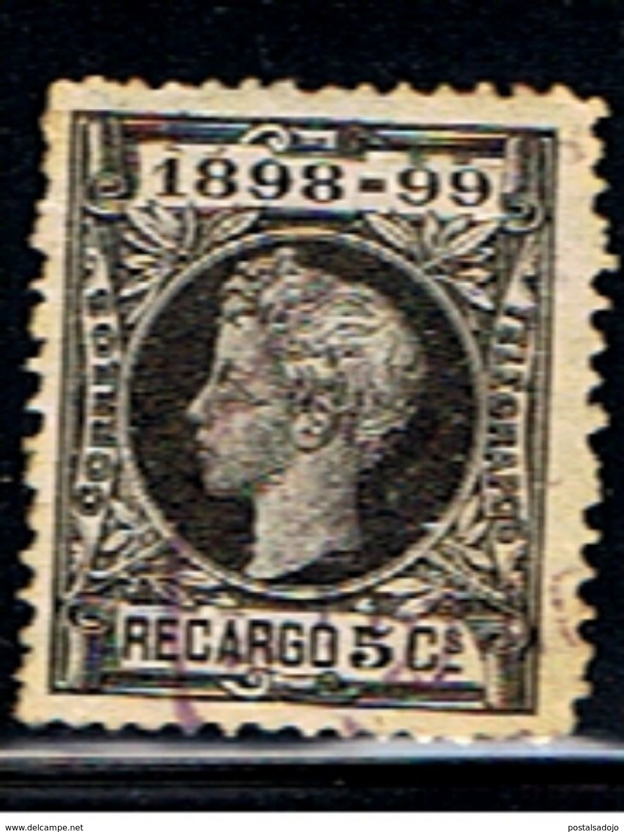 5E 772 //  EDIFIL  240 ( Y&T 27) // 1898 - Military Service Stamp