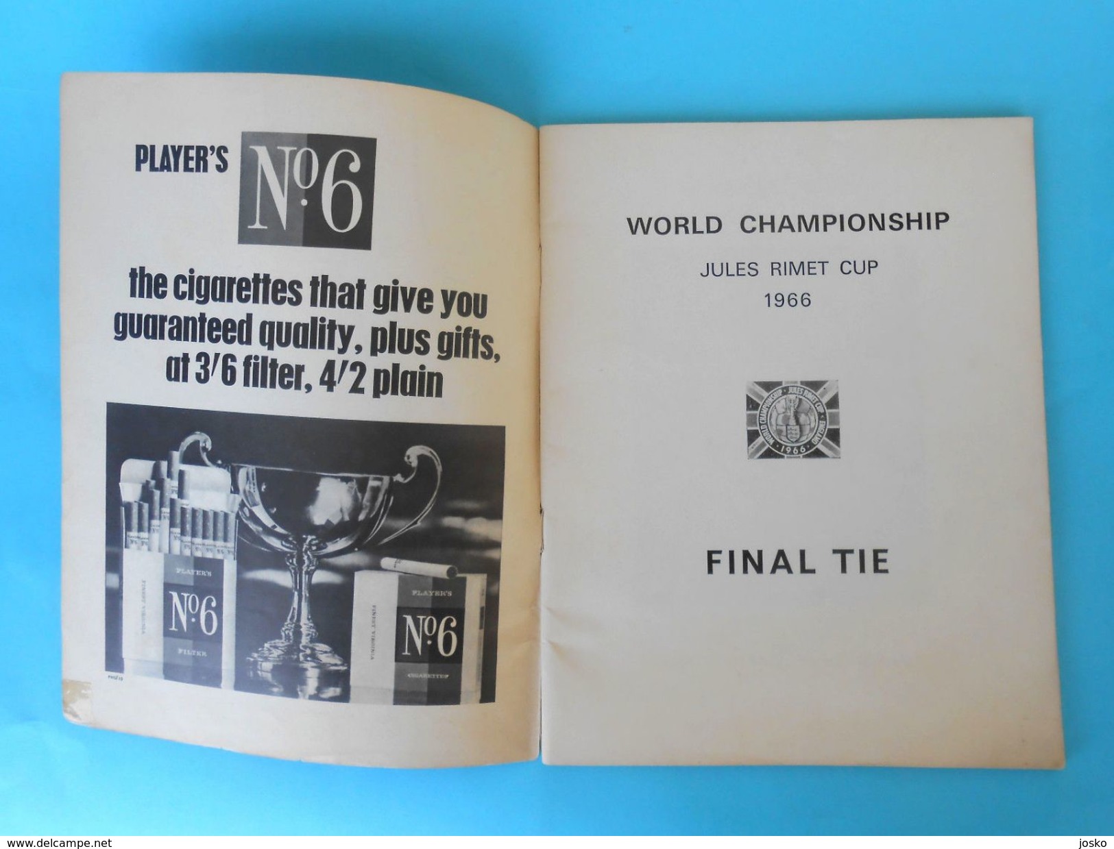 FIFA FOOTBALL WORLD CUP 1966. Final Match England : Germany * ORIGINAL PROGRAMME * Fussball Programm Calcio Programma RR - Bücher