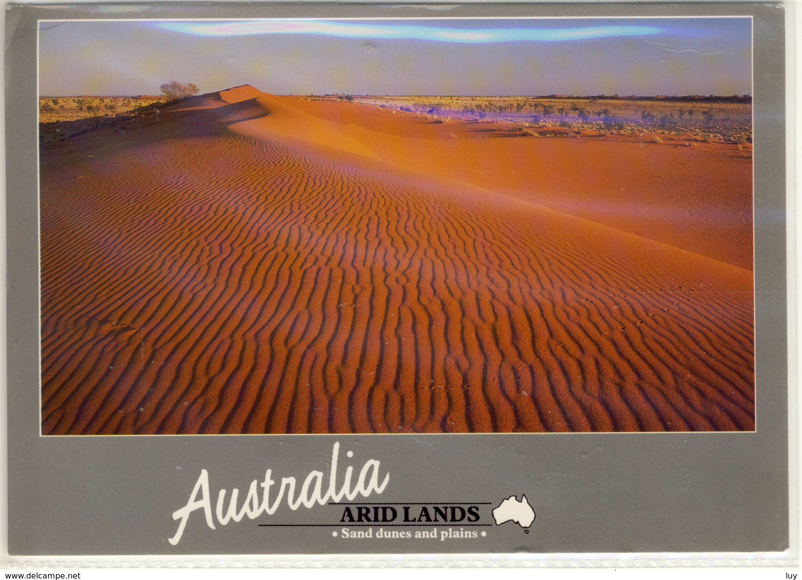 ARID LANDS AUSTRALIA SAND DUNES AND PLAINS  LARGE FORMAT NICE STAMP - Otros & Sin Clasificación