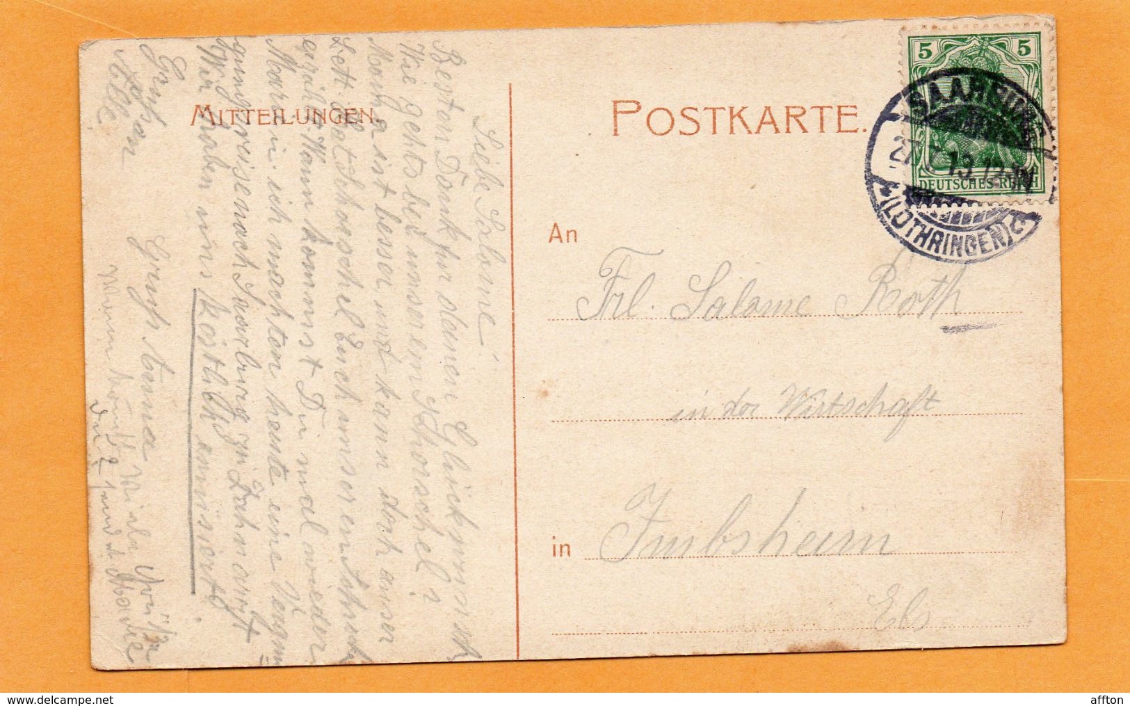 Saarburg I L 1913 Postcard - Lothringen