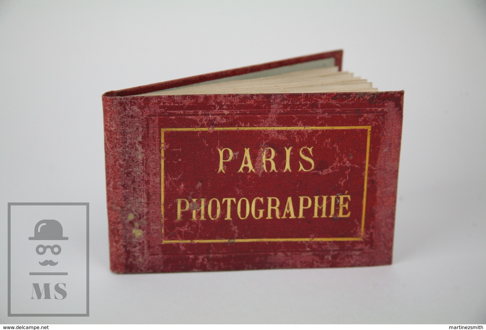 Old France Postcard Folder - Paris Photographs, 18 Different Views - Otros & Sin Clasificación