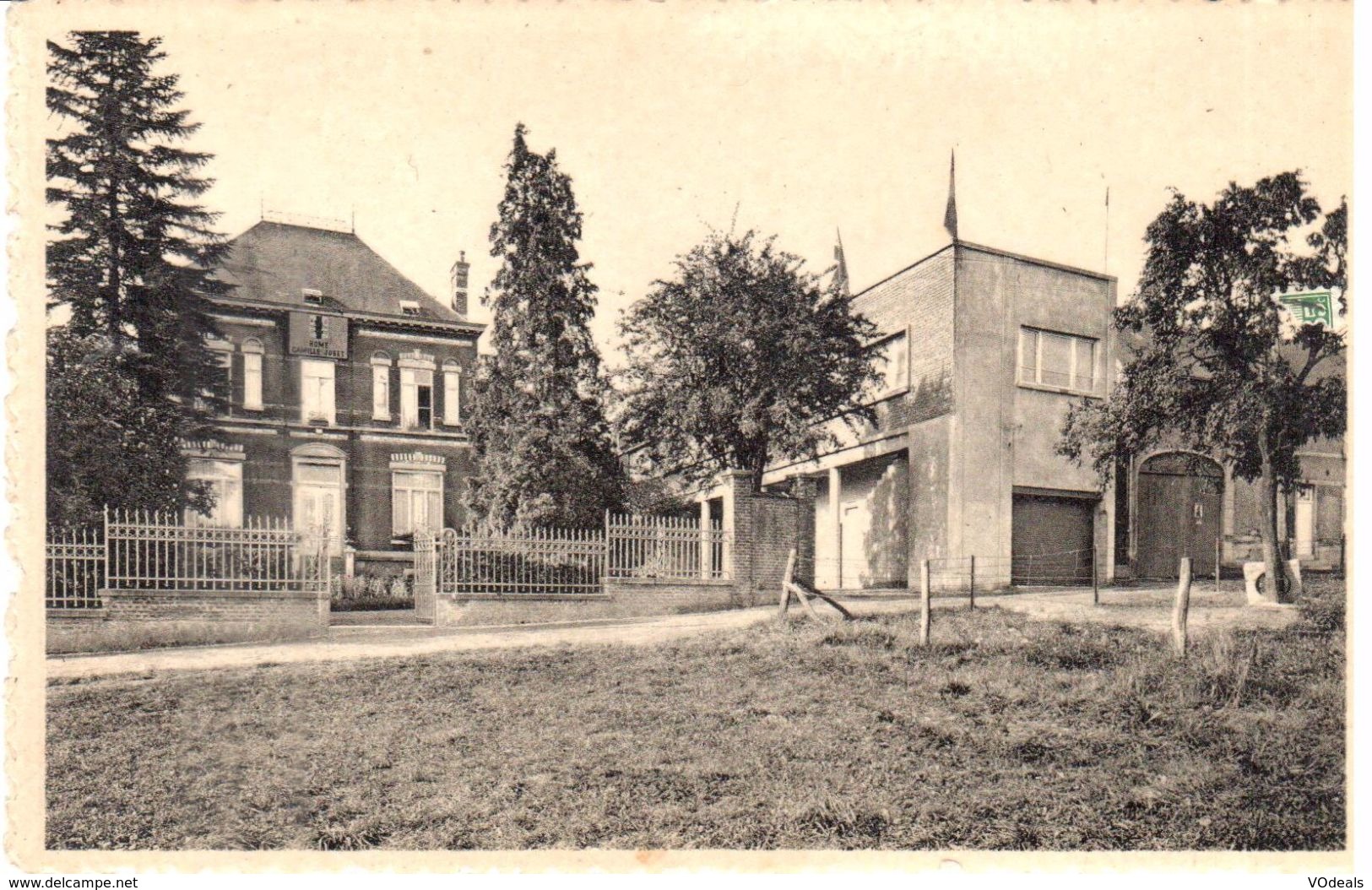 Erquelinnes - CPA - Home Camille Joset  -  Bersillies L'Abbaye - Home Camille Joset Henegouwen - Erquelinnes