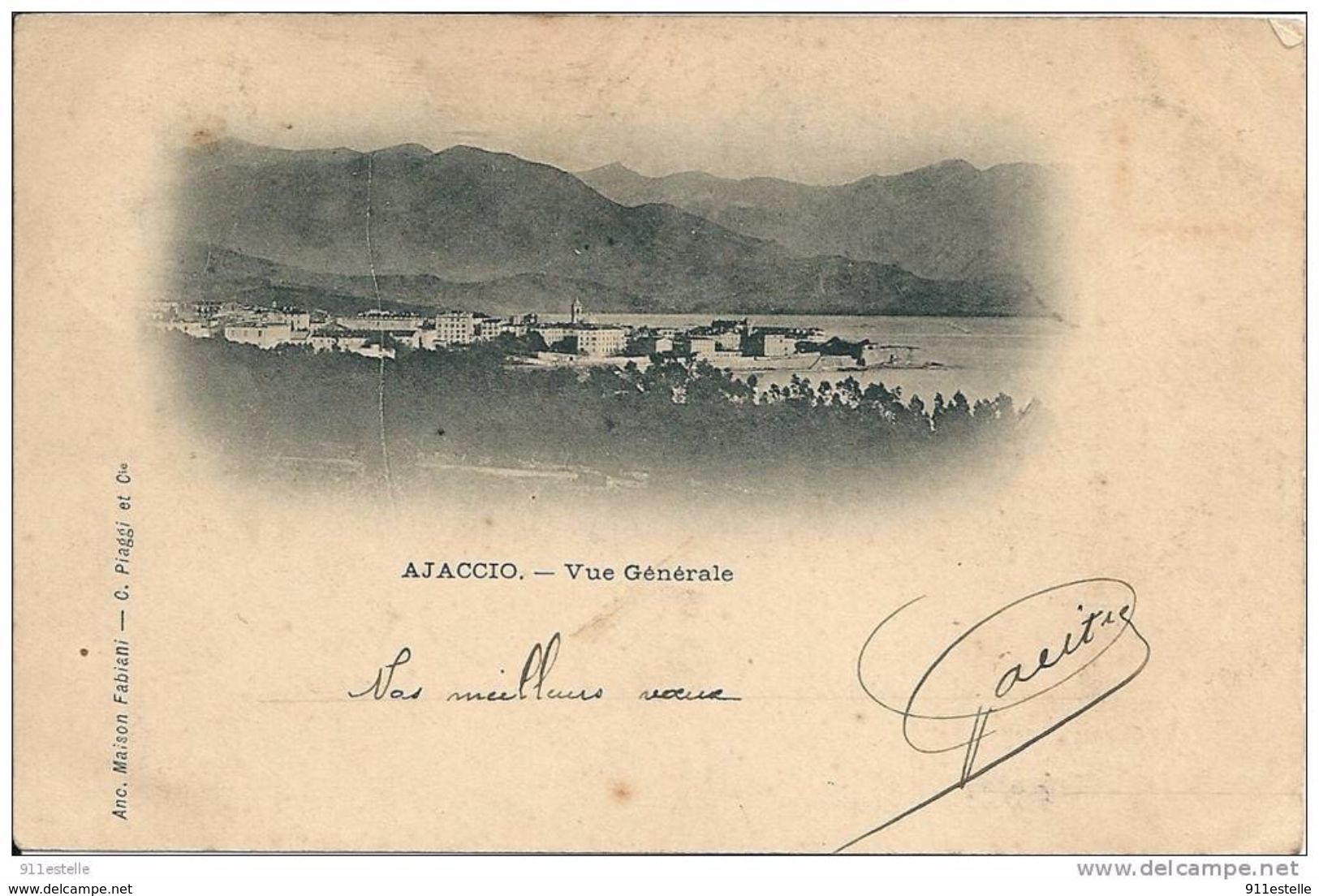 20  AJACCIO -   Vue Générale , En 1904 - Ajaccio