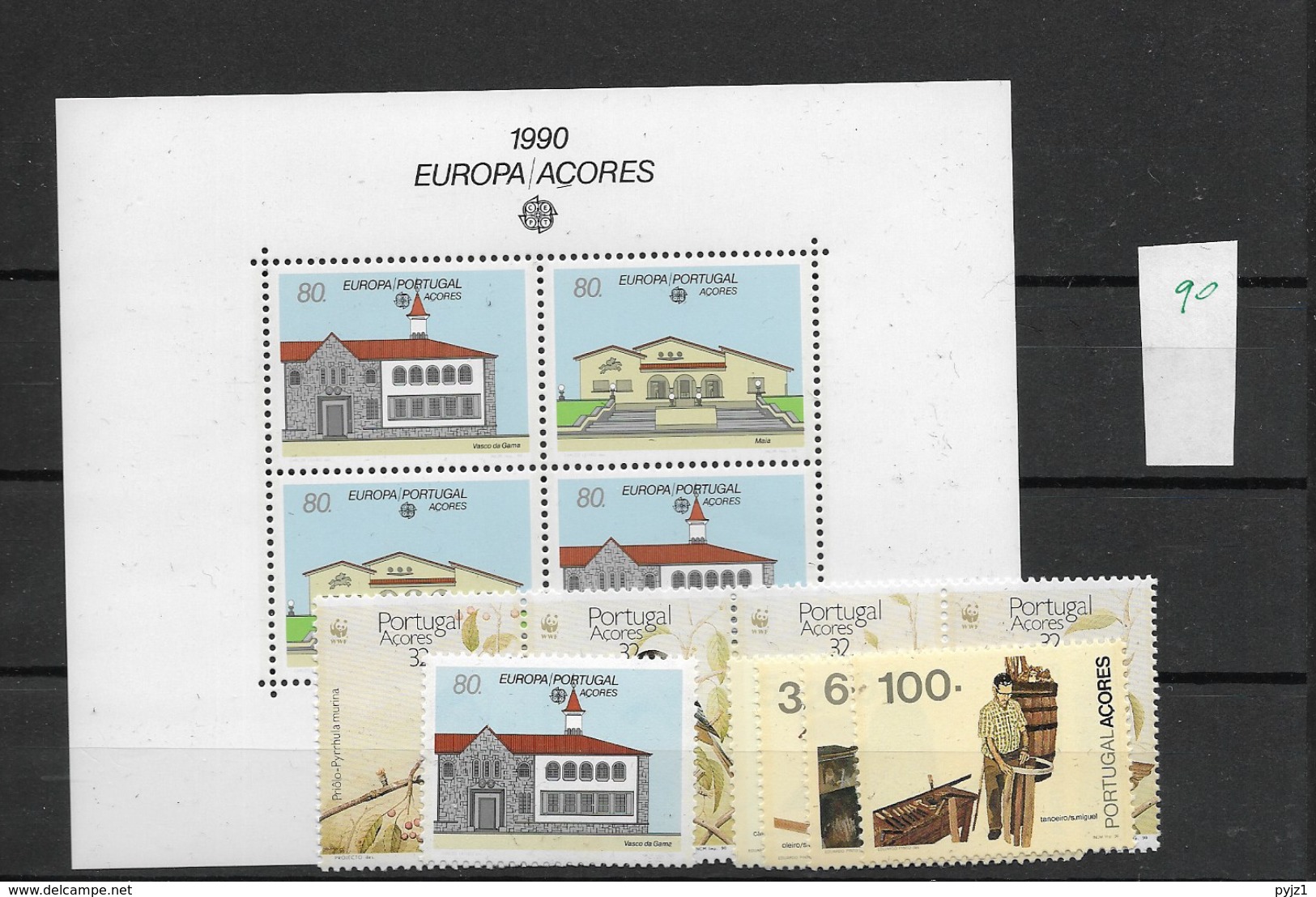 1990 MNH Azoren Jaargang,  Postfris** - Azores