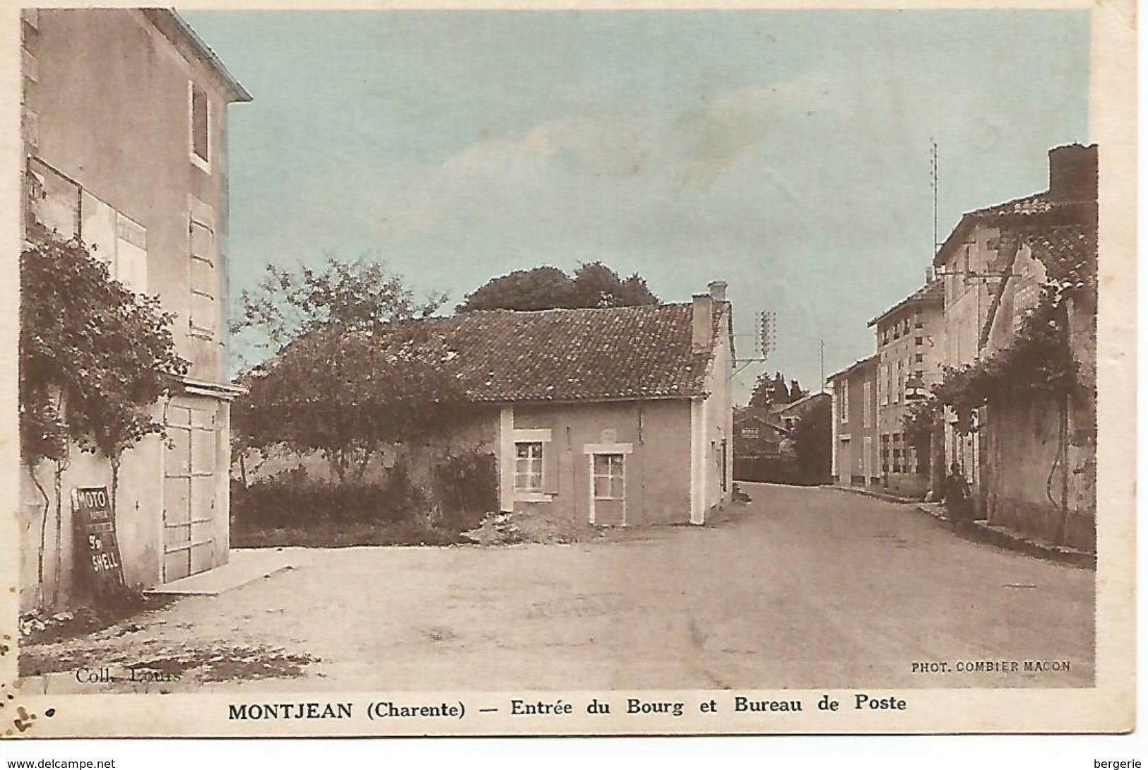 16    Montjean      Entrée Du Bourg Et La Poste - Autres & Non Classés