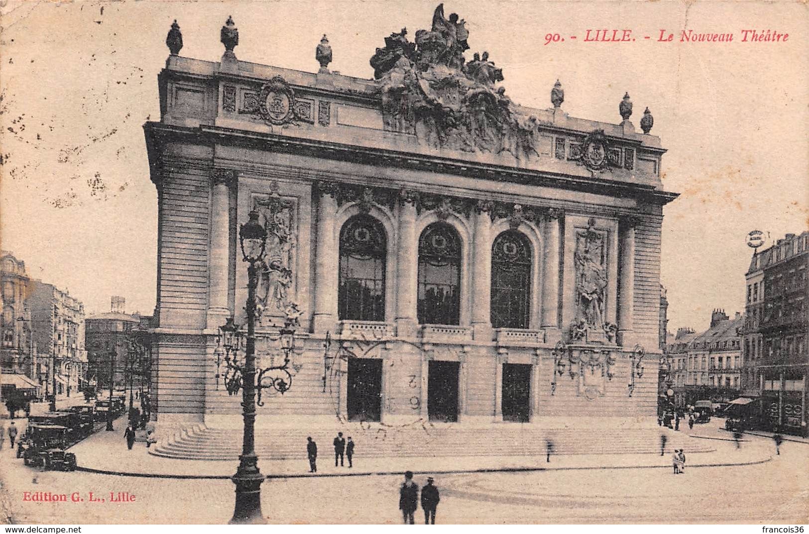 Lot de 121 CPA - Lille (59) divers - bon état - lot partiellement scanné