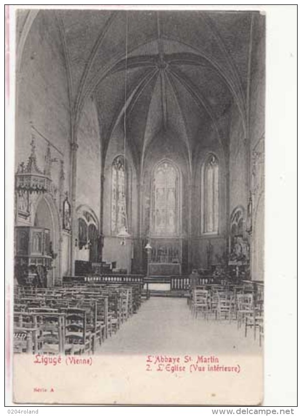 France 86 - Ligugé - L'Abbaye St Martin - L'Eglise  - Achat Immédiat - Autres & Non Classés