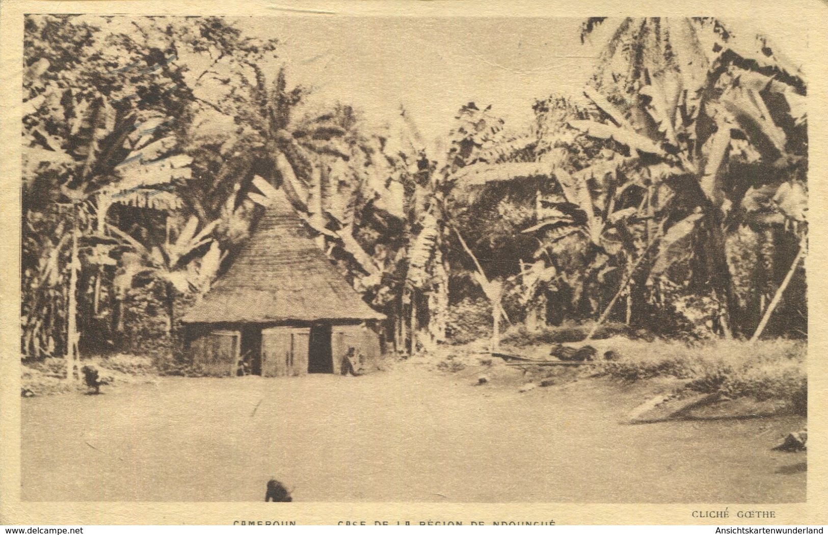 Case De La Région De Ndoungué 1955 (002328) - Kamerun