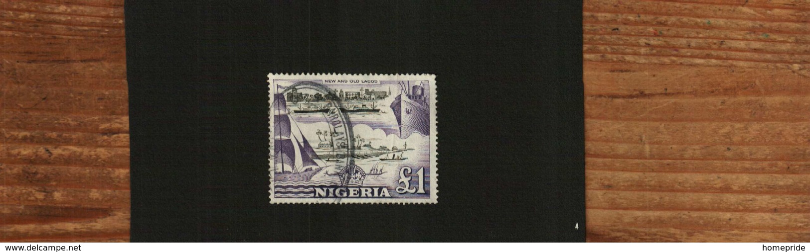 NIGERIA - QEII - 1953 - SG 80 - £1 USED - Nigeria (1961-...)