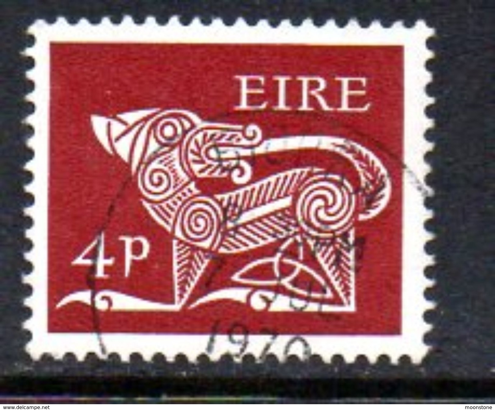 Ireland 1968-70 Gerl Sterling Definitives, 4d Value, Used, SG 251 - Gebruikt