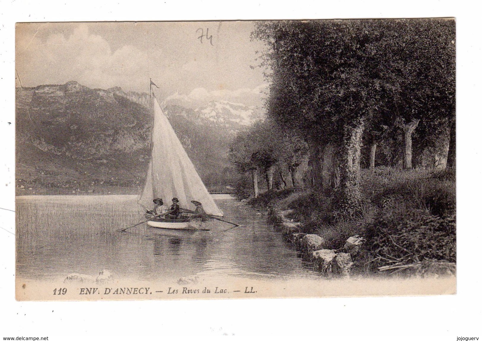 Env. D'Annecy Les Rives Du Lac ( Barque à Voiles - Annecy