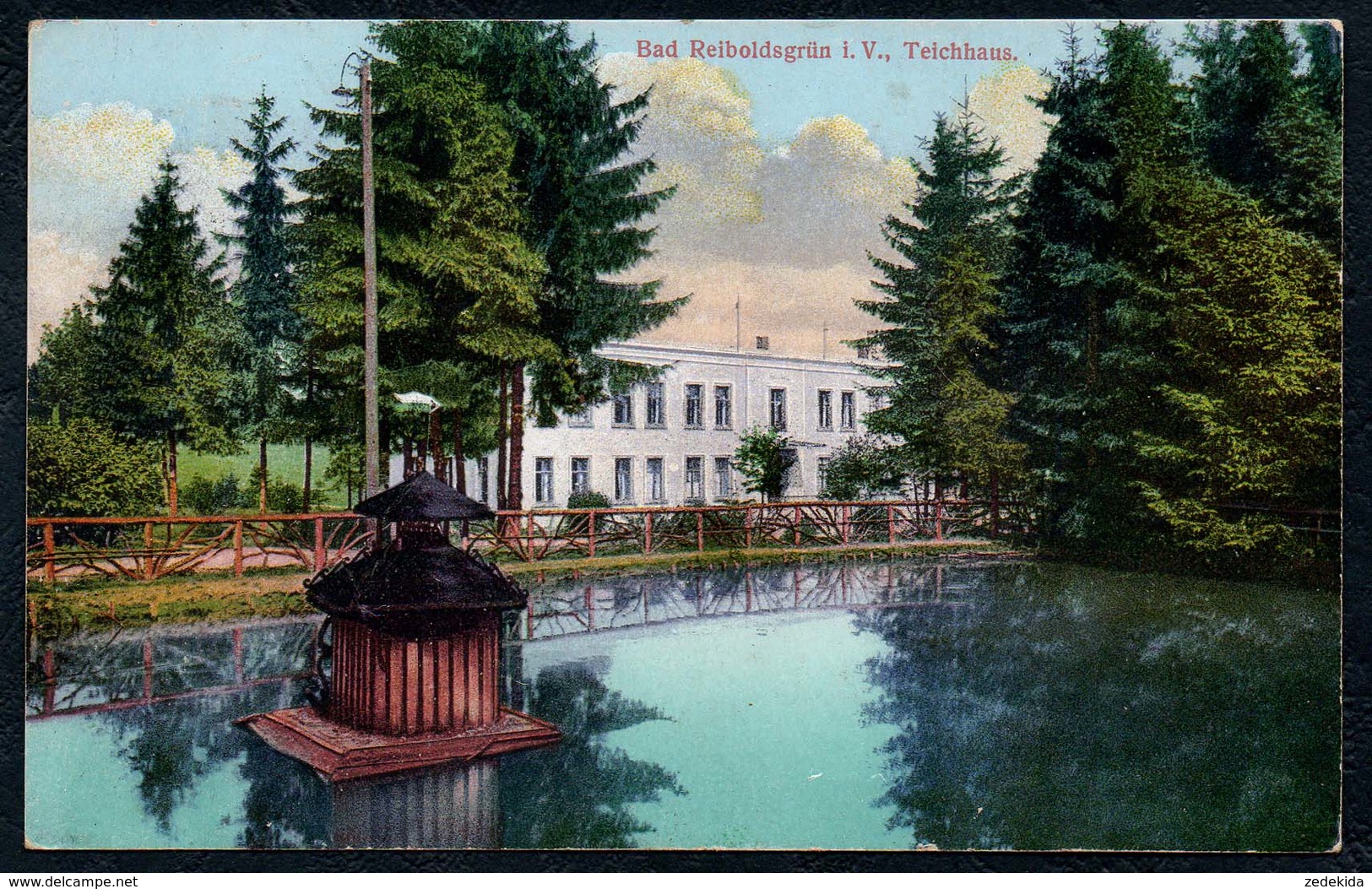 A9608 - Reiboldsgrün Teichhaus Bei Auerbach - Landgraf - Gel 1929 - Auerbach (Vogtland)
